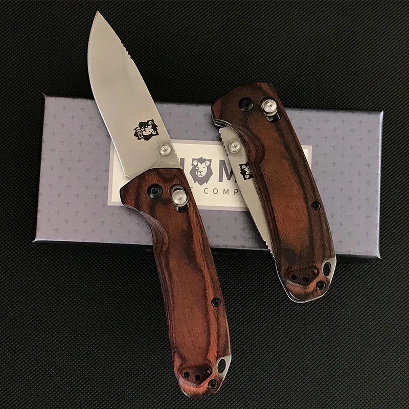 58HRC Pocket 8cr15mov Blade Wood Handle Folding Knife Hunting Tactical Outdoor Tool Knives for Outdoor Survival, Camping and EDC
58HRC Pocket 8cr15mov Blade Wood Handle Folding Knife Hunting Tactical Outdoor Tool Knives for Outdoor Survival, Camping and EDC