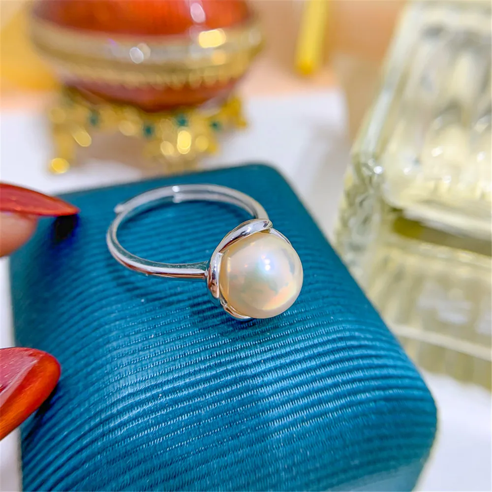 S925 Sterling Silver Adjustable Pearl Ring Settings Blank/Base For Diy Gold Silver Rings Jewelry Making Accessory No Pearl
S925 Sterling Silver Adjustable Pearl Ring Settings Blank/Base For Diy Gold Silver Rings Jewelry Making Accessory No Pearl