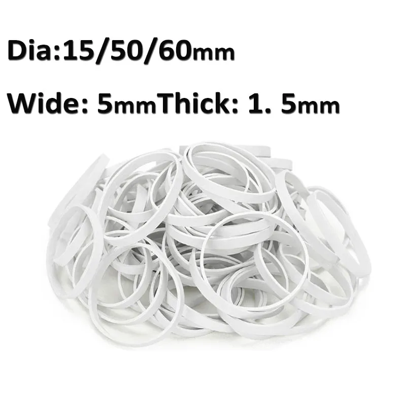 White Rubber Bands Elastic Bands Stationery Holder Package Supplies Rings for School Home or Office Dia15-60mm Wide5mm THK1.5mm
White Rubber Bands Elastic Bands Stationery Holder Package Supplies Rings for School Home or Office Dia15-60mm Wide5mm THK1.5mm