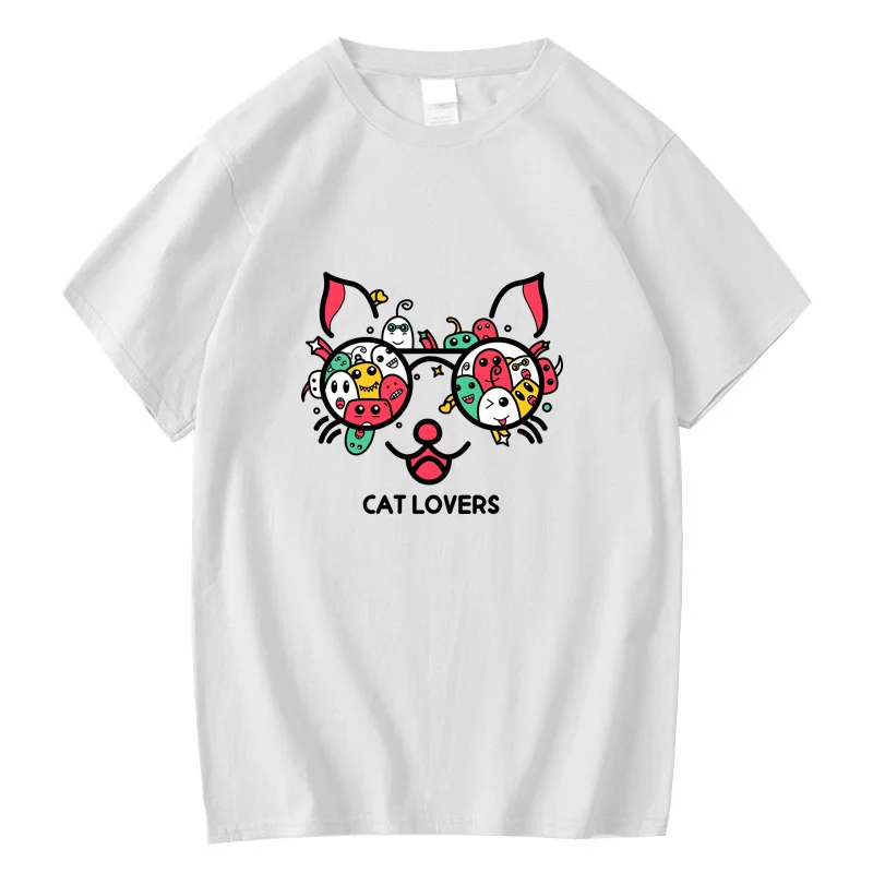 Men Women T-shirt High Quality 100% Cotton Streetwear Casual Summer New Fashion O-neck Cat Print T-shirt Mens Tee Shirts Tops
Men Women T-shirt High Quality 100% Cotton Streetwear Casual Summer New Fashion O-neck Cat Print T-shirt Mens Tee Shirts Tops