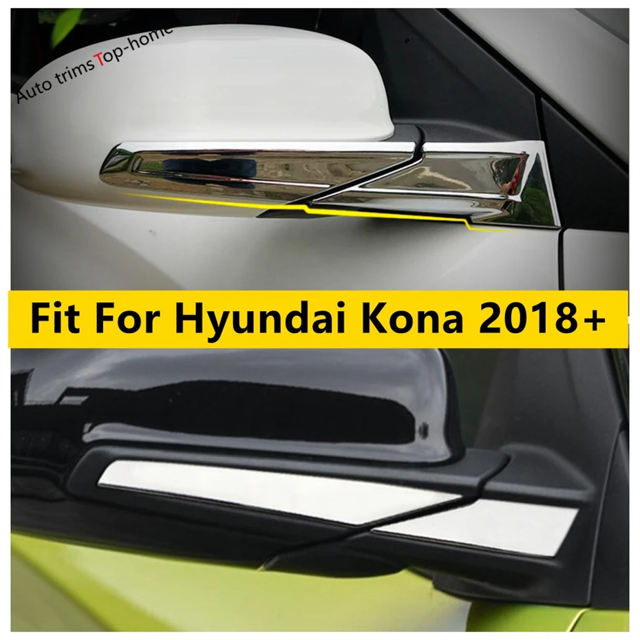 2PCS Side Rearview Mirror Strip Protection Cover Trim For Hyundai Kona 2018 - 2022 Stainless Steel / ABS Accessories Exterior
2PCS Side Rearview Mirror Strip Protection Cover Trim For Hyundai Kona 2018 - 2022 Stainless Steel / ABS Accessories Exterior