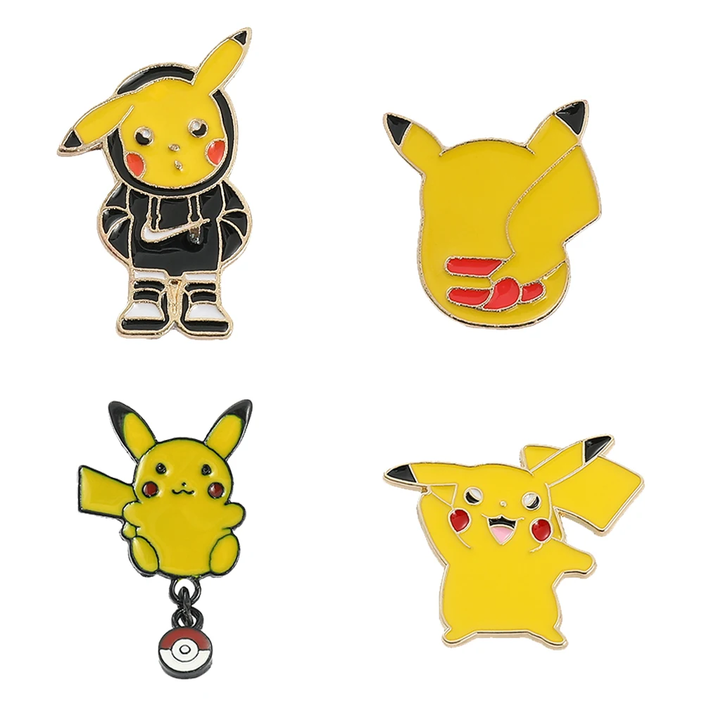 Kawaii Pokemon Pikachu Lapel Pins for Backpacks Cute Enamel Badges Brooches for Women Men Fashion Jewelry Periphery Gifts
Kawaii Pokemon Pikachu Lapel Pins for Backpacks Cute Enamel Badges Brooches for Women Men Fashion Jewelry Periphery Gifts
