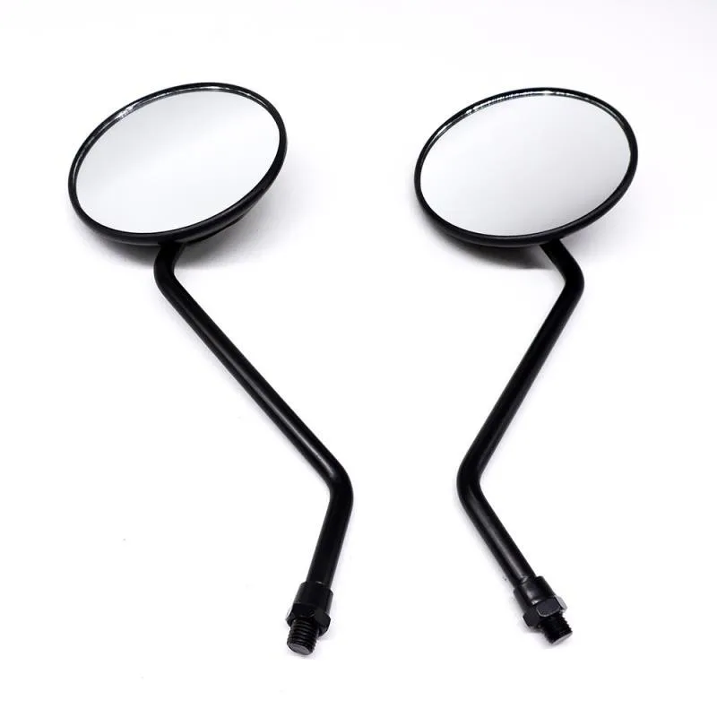 

Motorcycle Modified Rearview Mirror Circular Mirror Rod Inverted Rearview Mirror Personalized Retro Universal Reflector Straight