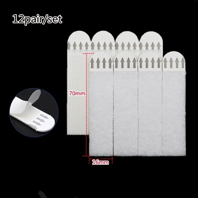 Клеёная лента для повешивания картин, белая, 12 пар
Клеёная лента для повешивания картин, белая, 12 пар