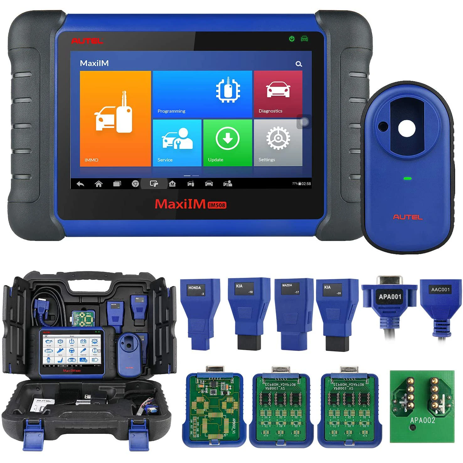 Программатор автомобильных ключей Autel MaxiIM IM508 XP400PRO EEPROM, чтение/запись, IMMO
Программатор автомобильных ключей Autel MaxiIM IM508 XP400PRO EEPROM, чтение/запись, IMMO