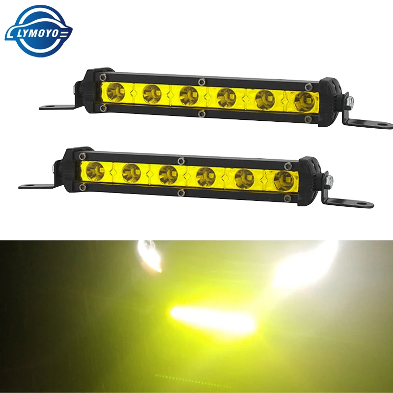 LYMOYO 2PCS working light Long fog light 6LED 12LED UV Pickup Truck ATV Marine Universal White Yellow 12V 18W/26W
LYMOYO 2PCS working light Long fog light 6LED 12LED UV Pickup Truck ATV Marine Universal White Yellow 12V 18W/26W