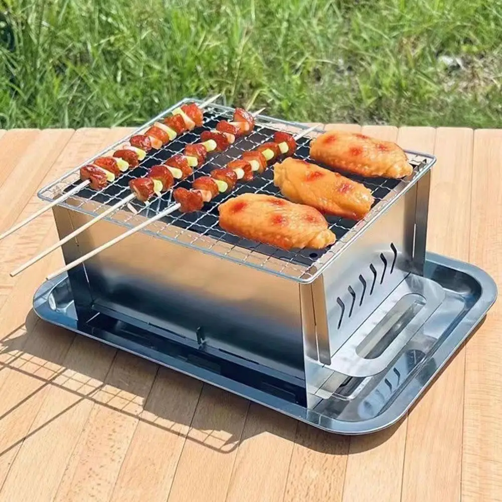 Portable Folding BBQ Grill Heating Stoves Multifunction Charcoal Barbecue Stove Detachable Outdoor Camping Picnic Supplies
Portable Folding BBQ Grill Heating Stoves Multifunction Charcoal Barbecue Stove Detachable Outdoor Camping Picnic Supplies