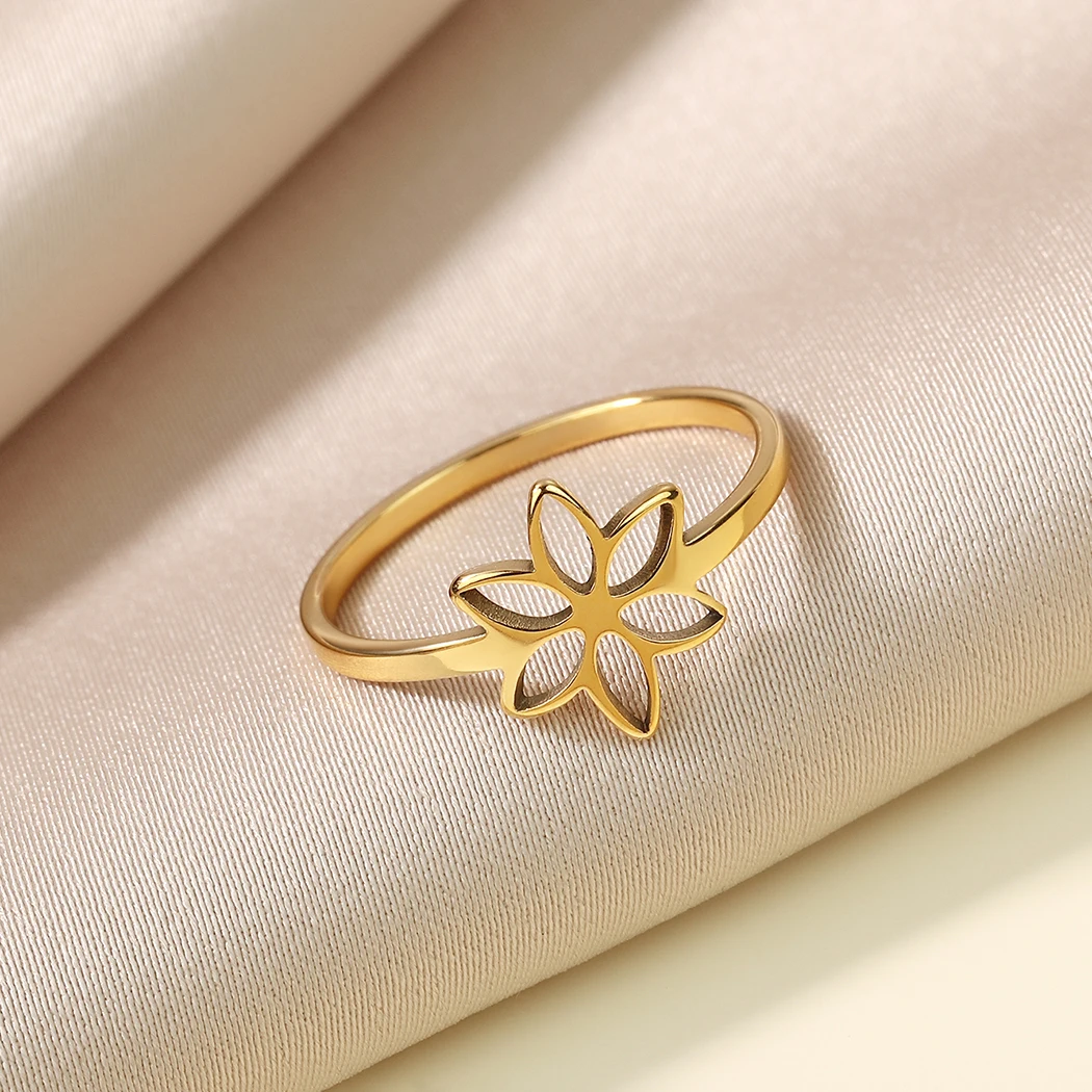 CHENHXUN Stainless Steel Blume Ring Midi Rings Simple Jewelry Birthday Party Gifts for Men and Women
CHENHXUN Stainless Steel Blume Ring Midi Rings Simple Jewelry Birthday Party Gifts for Men and Women