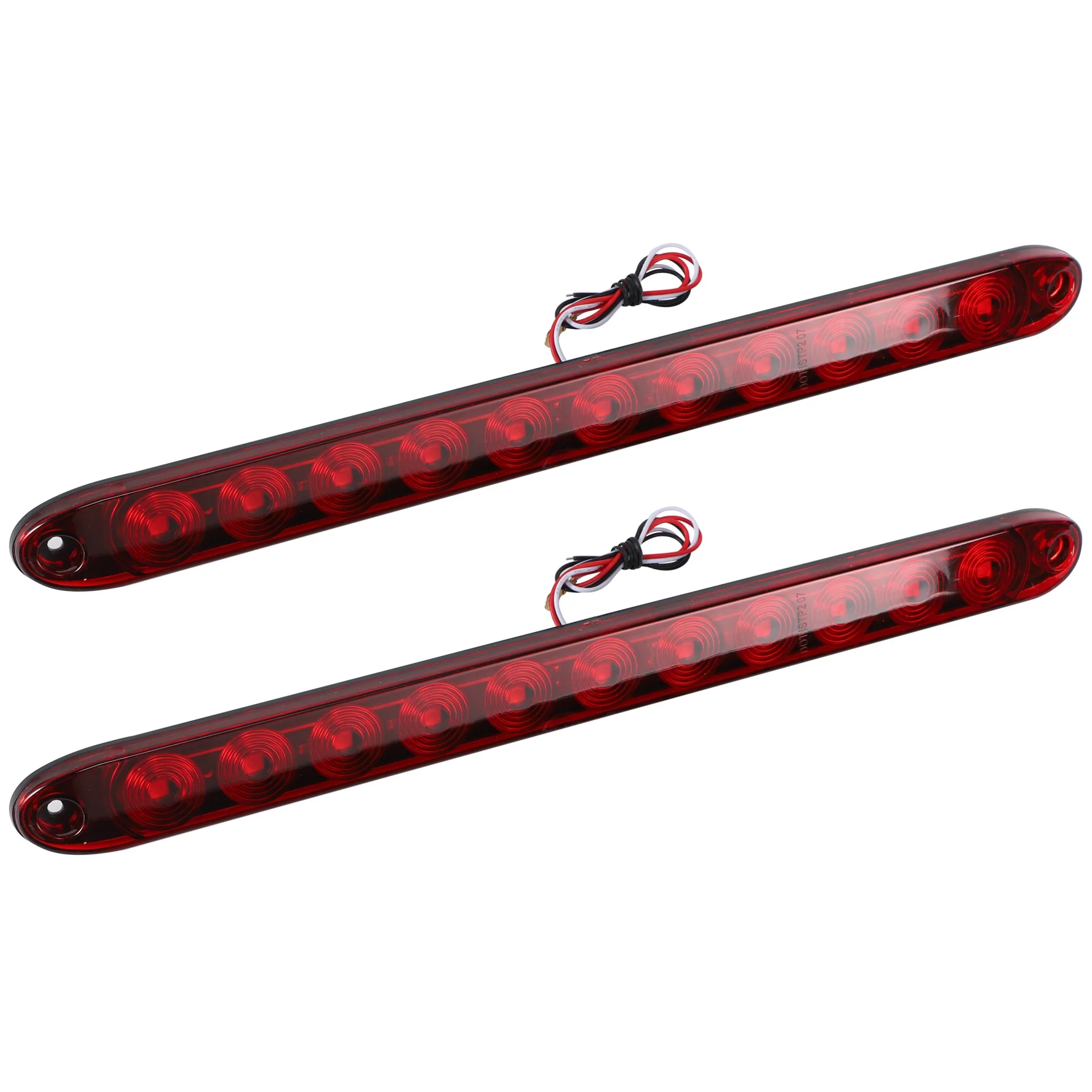 2Pcs Red 15 Inch 11 Led Trailer Light Bar Sealed Stop Turn Tail Park Third 3Rd Brake Light Truck Trailer Marker Id Bar Waterproo
2Pcs Red 15 Inch 11 Led Trailer Light Bar Sealed Stop Turn Tail Park Third 3Rd Brake Light Truck Trailer Marker Id Bar Waterproo