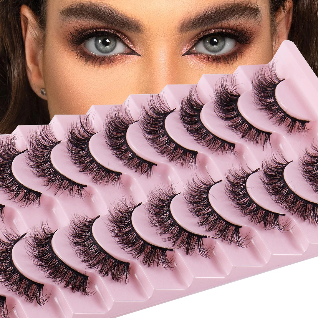 10pairs makeup eyelashes soft fluffy lashes false eyelashes dramatic 3d mink lashes lash extension make up 3d cilios faux cils
10pairs makeup eyelashes soft fluffy lashes false eyelashes dramatic 3d mink lashes lash extension make up 3d cilios faux cils