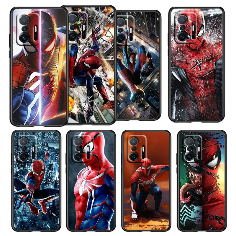 Marvel Spiderman Art For Xiaomi 11 11T 10T Note 10 Mi 9T Ultra Pro Lite 5G Funda Silicone TPU Black Phone Case Coque Cover Capa
Marvel Spiderman Art For Xiaomi 11 11T 10T Note 10 Mi 9T Ultra Pro Lite 5G Funda Silicone TPU Black Phone Case Coque Cover Capa