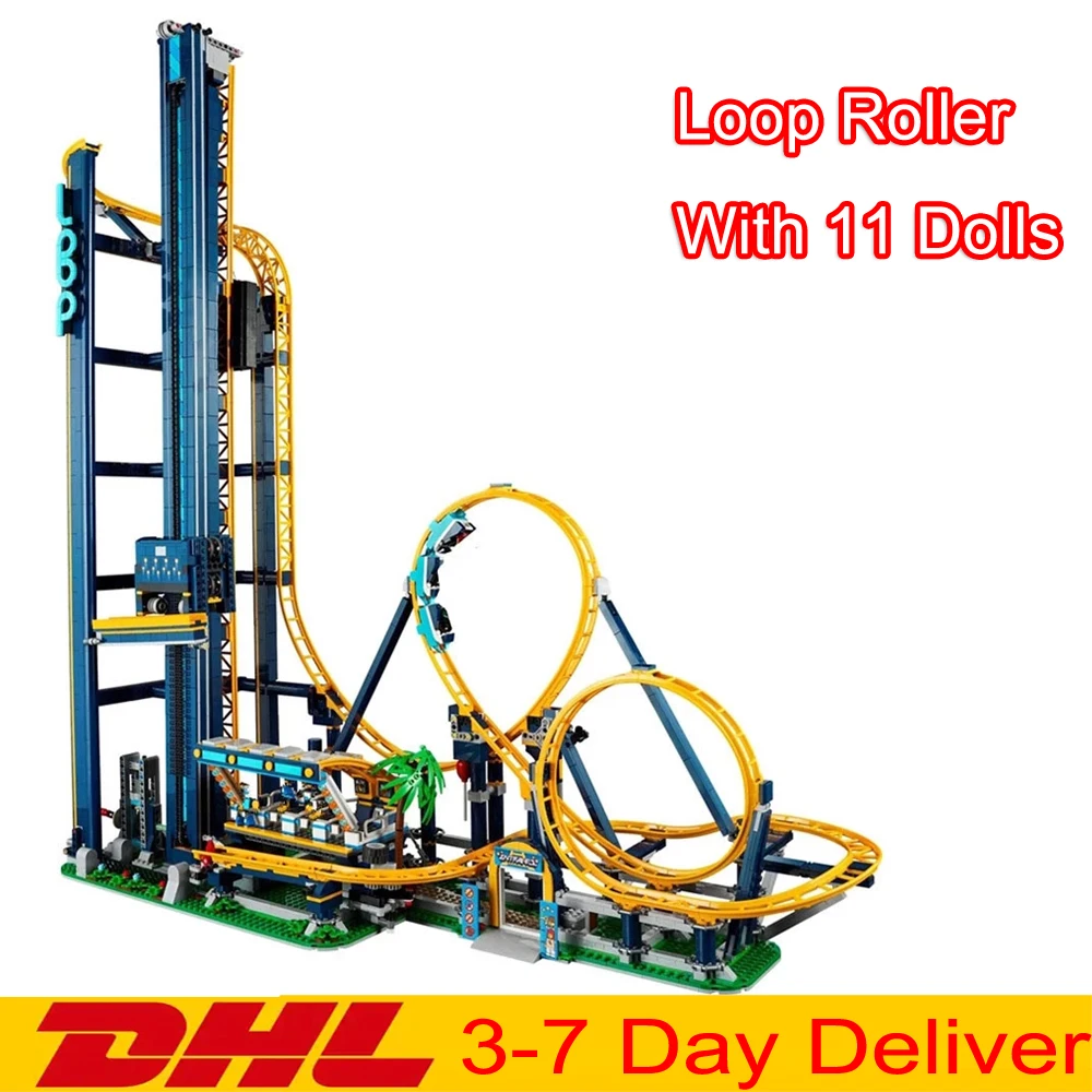 2022 New 3756Pcs Loop Roller Amusement Park Coaster City StreetView Set Figures Building Blocks Bricks Kits Model 10303 Toy Gift
2022 New 3756Pcs Loop Roller Amusement Park Coaster City StreetView Set Figures Building Blocks Bricks Kits Model 10303 Toy Gift