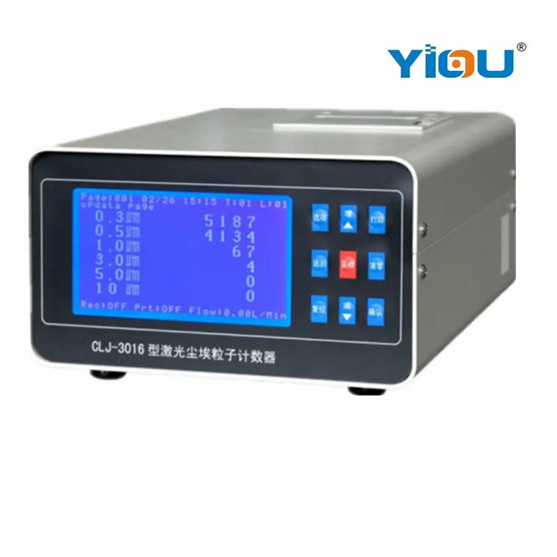 

YIOU Laser Dust Particle Counter CLJ-3016 AC-DC Clean Desktop Dust Particle Counter