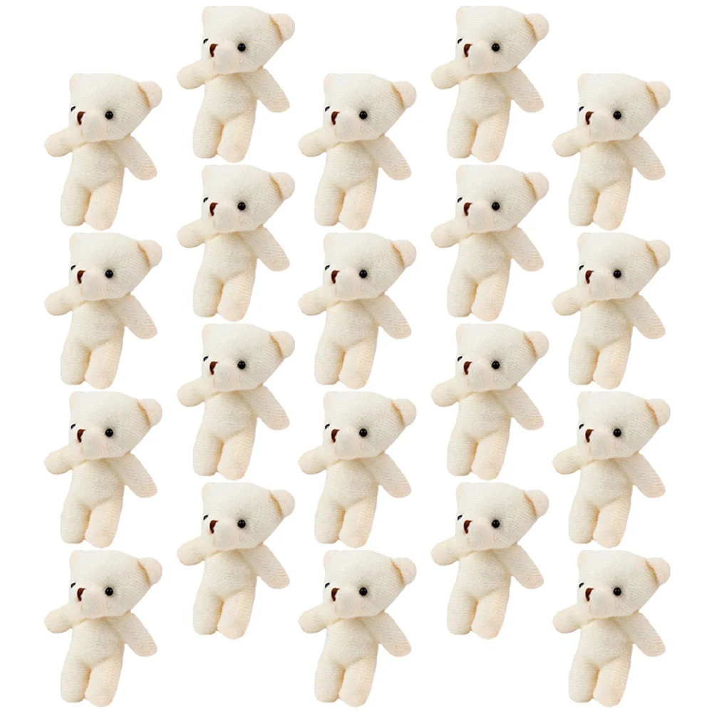 20 Pcs Keychain Tiny Bears Mini Decor Cloth Portable Figurines Wear-resistant Decorative
20 Pcs Keychain Tiny Bears Mini Decor Cloth Portable Figurines Wear-resistant Decorative