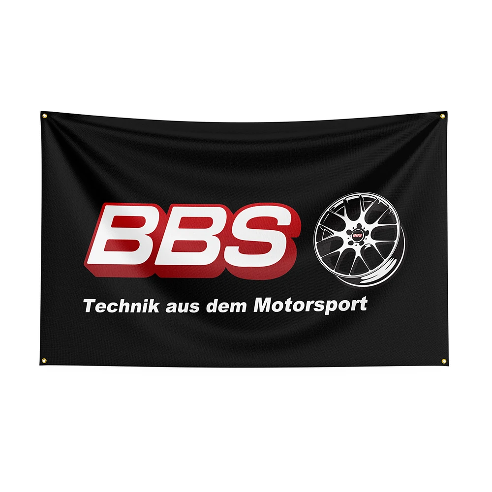 

3x5 футов BBS флаг из полиэстера, печатные детали для автомобиля, баннер для декора, фотография, декоративный баннер, флаг, баннер