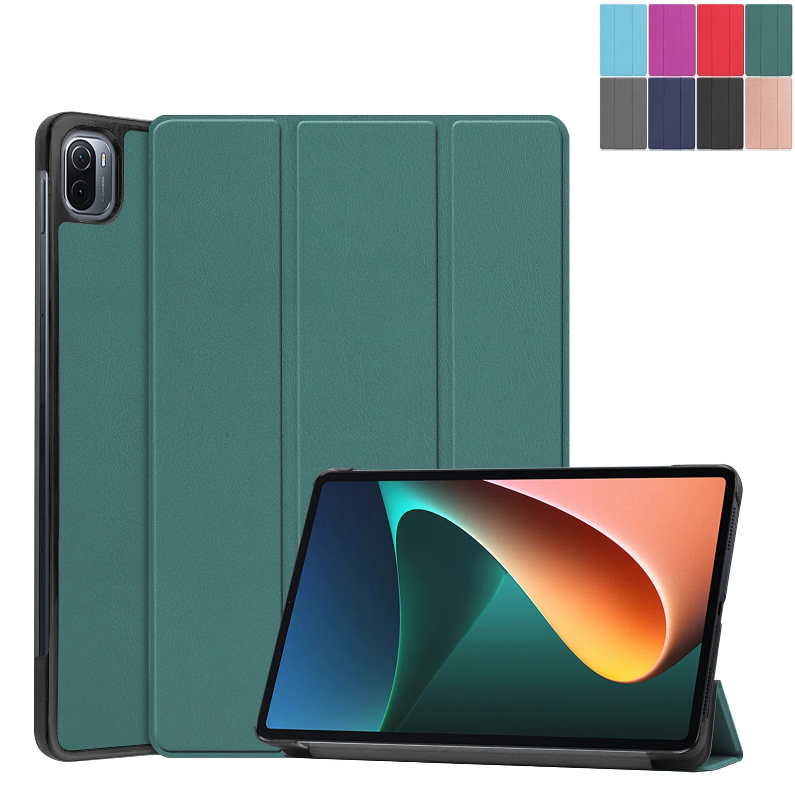 Умный чехол для Xiaomi Pad 5 Mi Pad 5 Pro 5G 11 дюймов, однотонный откидной Чехол-подставка из искусственной кожи, защитный чехол тройного сложения с авт...
Умный чехол для Xiaomi Pad 5 Mi Pad 5 Pro 5G 11 дюймов, однотонный откидной Чехол-подставка из искусственной кожи, защитный чехол тройного сложения с авт...
