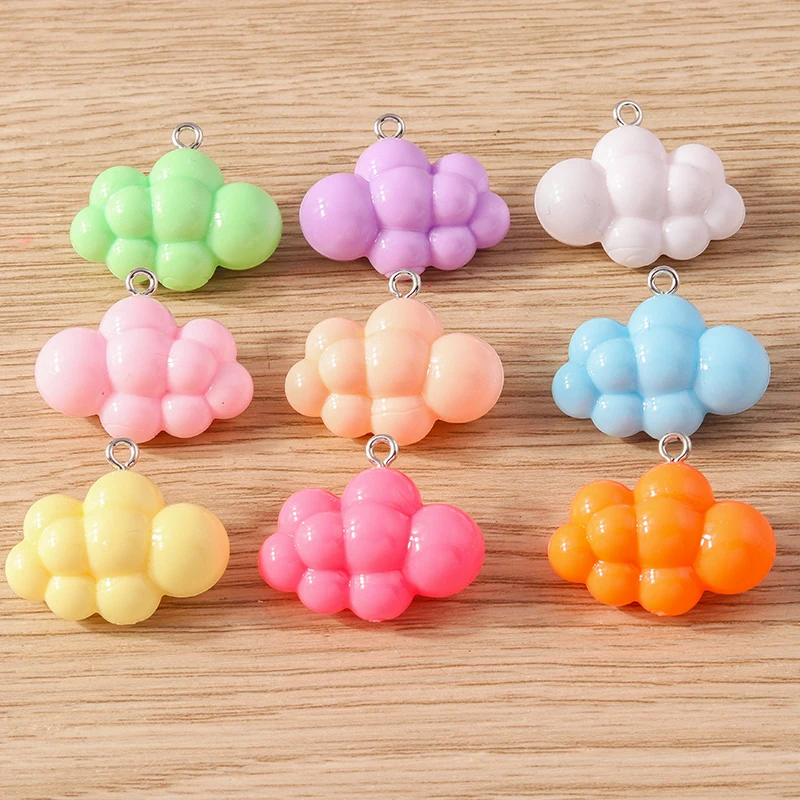 10pcs 26x21mm Cute Colorful Clouds Charms Pendants for Jewelry Making Women Fashion Earrings Necklace DIY Keychain Crafts Supply
10pcs 26x21mm Cute Colorful Clouds Charms Pendants for Jewelry Making Women Fashion Earrings Necklace DIY Keychain Crafts Supply