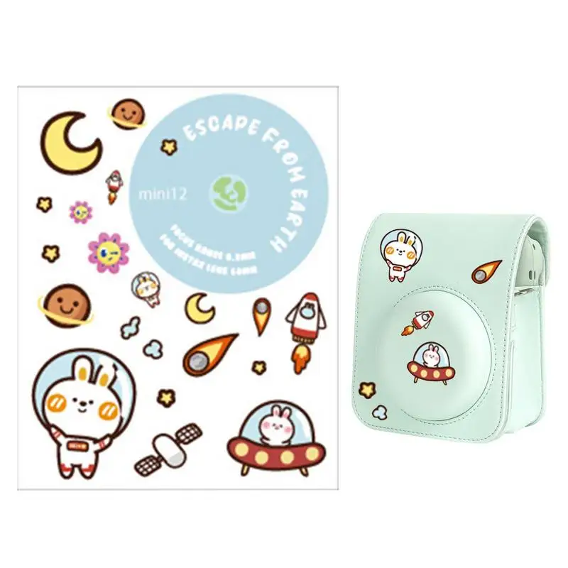 Мультяшный рисунок, DIY наклейки для Instax Mini 12, корпус камеры или Фотосумка, милые ПВХ наклейки для мгновенных камер
Мультяшный рисунок, DIY наклейки для Instax Mini 12, корпус камеры или Фотосумка, милые ПВХ наклейки для мгновенных камер