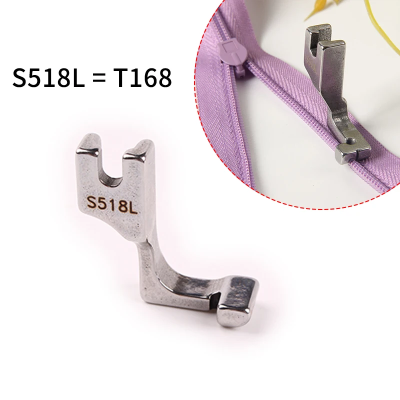 10pcs T168 S518L Invisible Zipper Foot Metal Steel Foot for Juki Brother Siruba Sunstar Jack Lockstitch Industrial Sewing Parts
10pcs T168 S518L Invisible Zipper Foot Metal Steel Foot for Juki Brother Siruba Sunstar Jack Lockstitch Industrial Sewing Parts