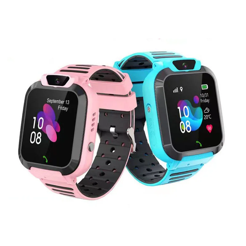 

Kids Smart Watch LBS Tracker 1.44" Touchscreen SOS Call Camera Alarm Sim Card Kid Waterproof Smartwatch For Children Boys Girls