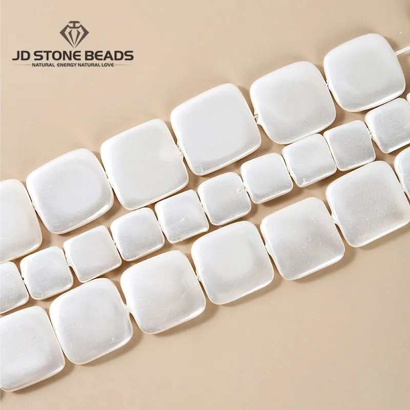Natural White Mother Of Pearl Shell Beads Square Shape Loose Spacer Beads For Jewelry Making Diy Bracelet Earring Accessories
Natural White Mother Of Pearl Shell Beads Square Shape Loose Spacer Beads For Jewelry Making Diy Bracelet Earring Accessories