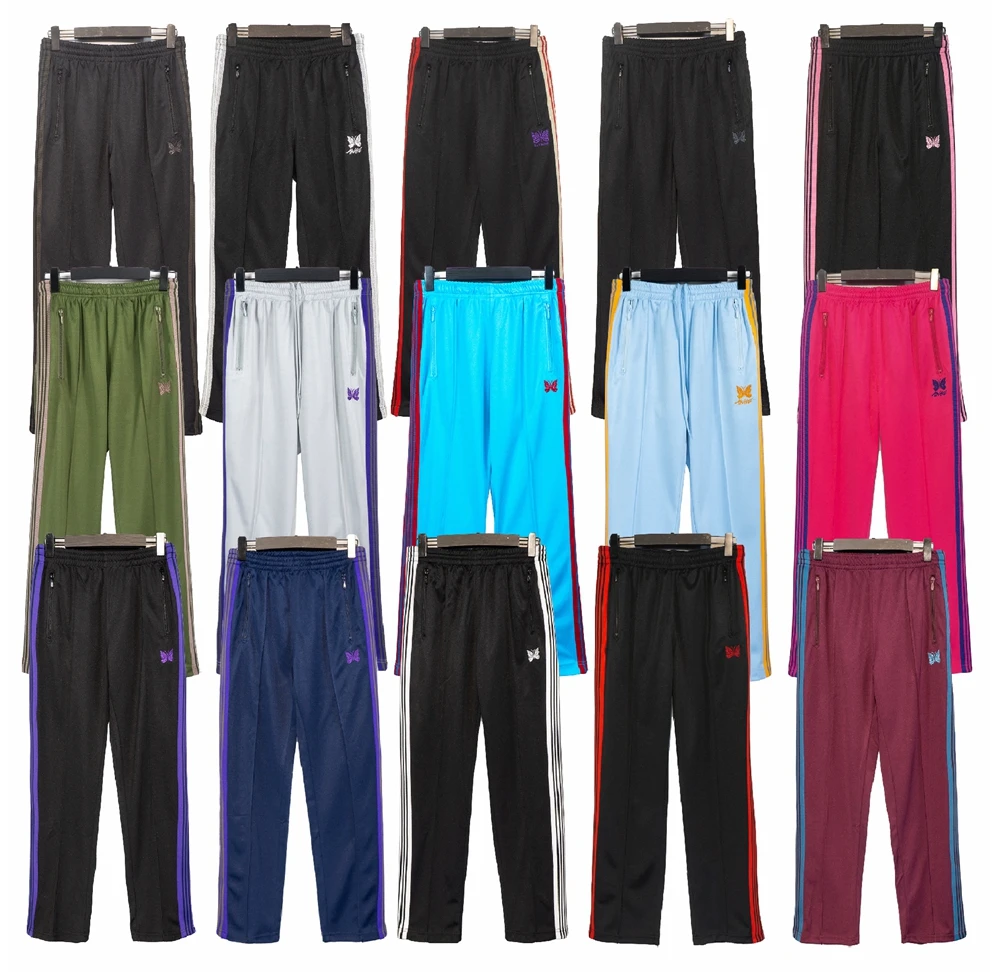 AWGE Needles New Sweatpants Men Women Embroidered Butterfly Stripe Needles Pants Trousers 1:1 Best Quality y2k
AWGE Needles New Sweatpants Men Women Embroidered Butterfly Stripe Needles Pants Trousers 1:1 Best Quality y2k