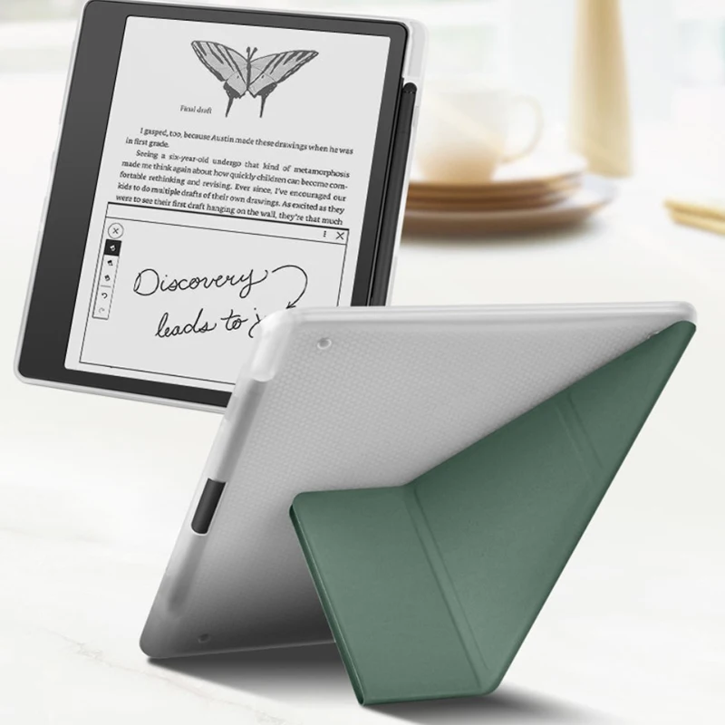 For Kindle Scribe 2022 Case 10.2 inch Multi-folding Stand Soft TPU Back for Kindle Scribe Cover 2022 with Auto Sleep/Wake + Pen
For Kindle Scribe 2022 Case 10.2 inch Multi-folding Stand Soft TPU Back for Kindle Scribe Cover 2022 with Auto Sleep/Wake + Pen