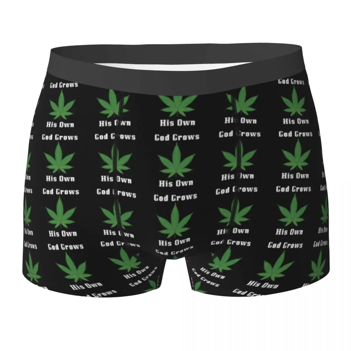 God Grows His Own Weed Underwear Green Leaf Cannabis Pouch Trenky Trunk Custom Boxer Brief Sexy Men Underpants Plus Size
God Grows His Own Weed Underwear Green Leaf Cannabis Pouch Trenky Trunk Custom Boxer Brief Sexy Men Underpants Plus Size