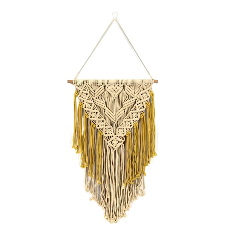 Creative Cotton Wall Decoration Macrame Wall Hanging Tapestry Hand Woven Simple Boho Style For Room
Creative Cotton Wall Decoration Macrame Wall Hanging Tapestry Hand Woven Simple Boho Style For Room