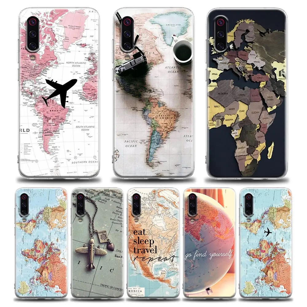 Case for Xiaomi Poco X3 NFC M3 F3 Mi 9T 11 11X 11T 10T 12 Note10 Redmi 9A 9 10 9T 9C 5G TPU Case World Map Travel
Case for Xiaomi Poco X3 NFC M3 F3 Mi 9T 11 11X 11T 10T 12 Note10 Redmi 9A 9 10 9T 9C 5G TPU Case World Map Travel