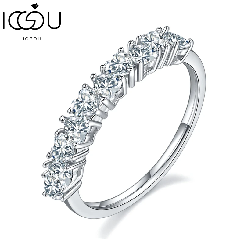 IOGOU 925 Sterling Silver Heart-shaped Cut 1.0ct/10pcs D Color Moissanite Half Eternity Bands For Women Engagement Jewelry
IOGOU 925 Sterling Silver Heart-shaped Cut 1.0ct/10pcs D Color Moissanite Half Eternity Bands For Women Engagement Jewelry