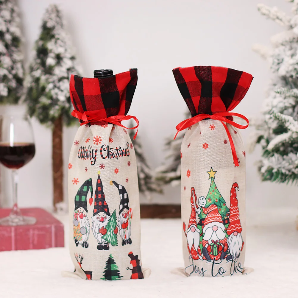 Christmas Wine Bottle Cover Faceless Doll Santa Wine Bottle Sleeve Champagne Bottle Cover Xmas Dinning Table Decor Navidad Gifts
Christmas Wine Bottle Cover Faceless Doll Santa Wine Bottle Sleeve Champagne Bottle Cover Xmas Dinning Table Decor Navidad Gifts