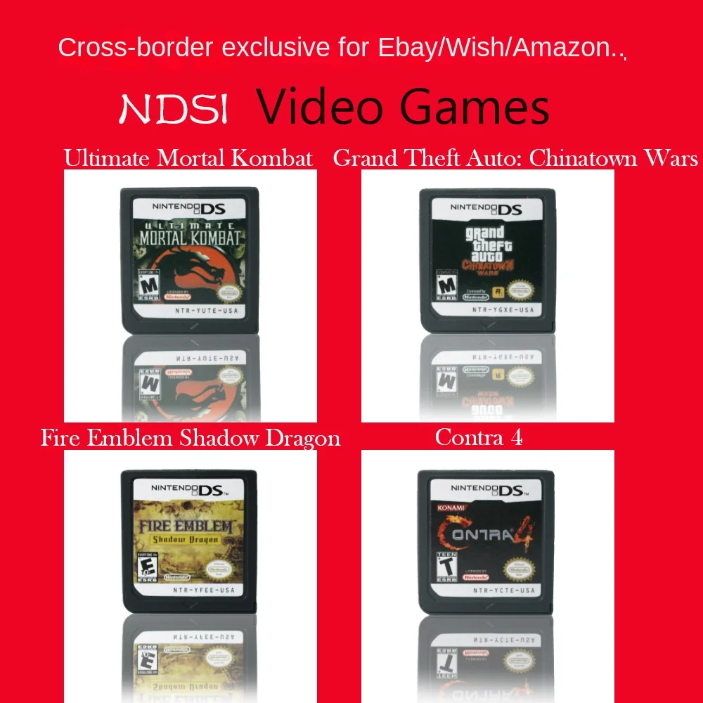 Игровая карта Nintendo DS контр 4 Fire с эмблемой Shadow Dragon DS, игровая карта DSi 2DS 3DS
Игровая карта Nintendo DS контр 4 Fire с эмблемой Shadow Dragon DS, игровая карта DSi 2DS 3DS
