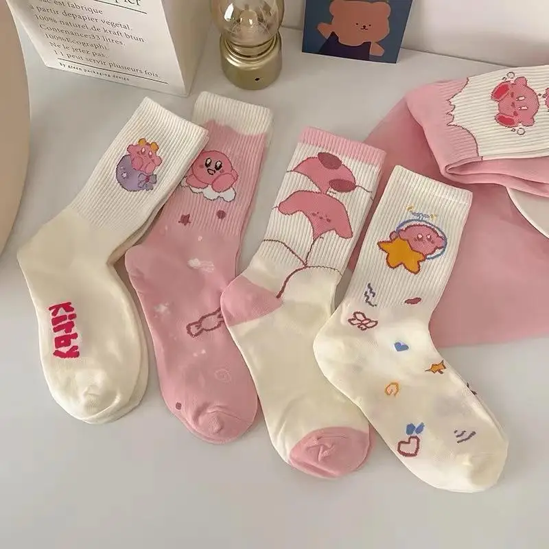 Kawaii Kirby Socks Pink Cartoon New Socks Women's Medium Tube Socks Ins Tidy Spring and Autumn Cute Japanese Long Tube Socks
Kawaii Kirby Socks Pink Cartoon New Socks Women's Medium Tube Socks Ins Tidy Spring and Autumn Cute Japanese Long Tube Socks
