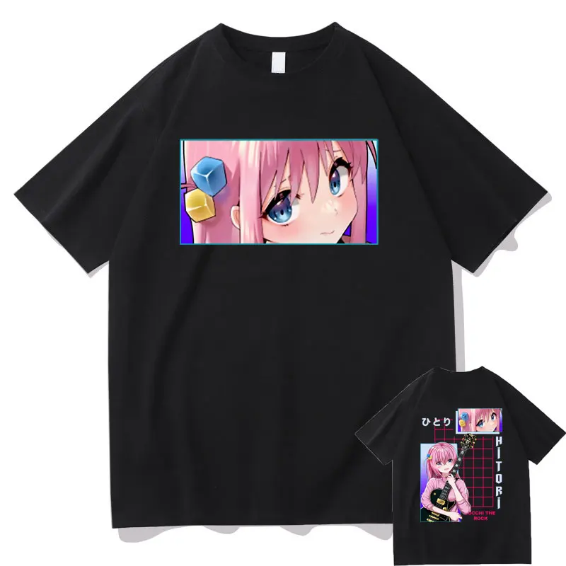 Anime Bocchi The Rock Double Sided Print T-shirt Manga Men Women Vintage Oversized Loose Tshirt Hitori Gotoh Graphic T Shirts
Anime Bocchi The Rock Double Sided Print T-shirt Manga Men Women Vintage Oversized Loose Tshirt Hitori Gotoh Graphic T Shirts