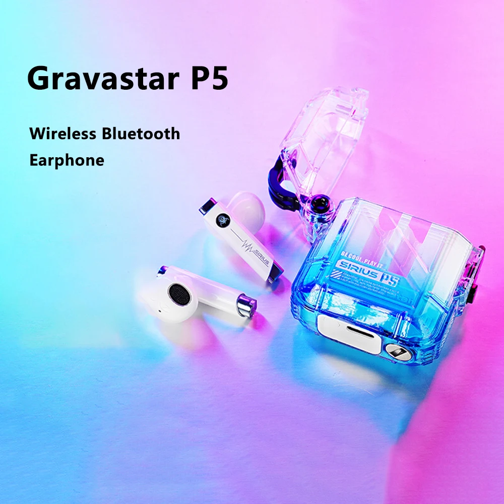 Gravastar P5 Tws Wireless Bluetooth Headset Earphone Set Replaceable Housing Dual Stereo Noise Earbuds Game Handfree Smartphone 
Gravastar P5 Tws Wireless Bluetooth Headset Earphone Set Replaceable Housing Dual Stereo Noise Earbuds Game Handfree Smartphone