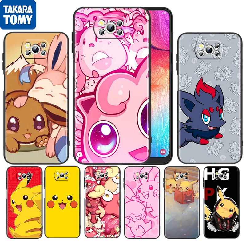 Lovely Pikachu Cartoon For Xiaomi Poco M4 X3 F3 GT NFC M3 C3 M2 F2 F1 X2 Pro Mi Mix3 Black Phone Case Fundas Coque Capa Cover
Lovely Pikachu Cartoon For Xiaomi Poco M4 X3 F3 GT NFC M3 C3 M2 F2 F1 X2 Pro Mi Mix3 Black Phone Case Fundas Coque Capa Cover