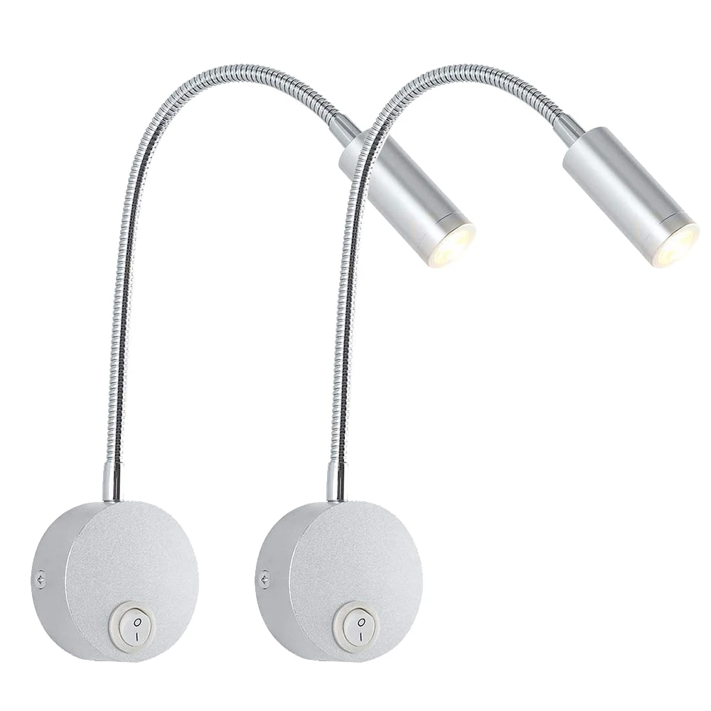 2PCS DC 12V Reading Light with USB Charging Port, RV Interior Lights, Flexible LED Light Fixtures(Silver)
2PCS DC 12V Reading Light with USB Charging Port, RV Interior Lights, Flexible LED Light Fixtures(Silver)