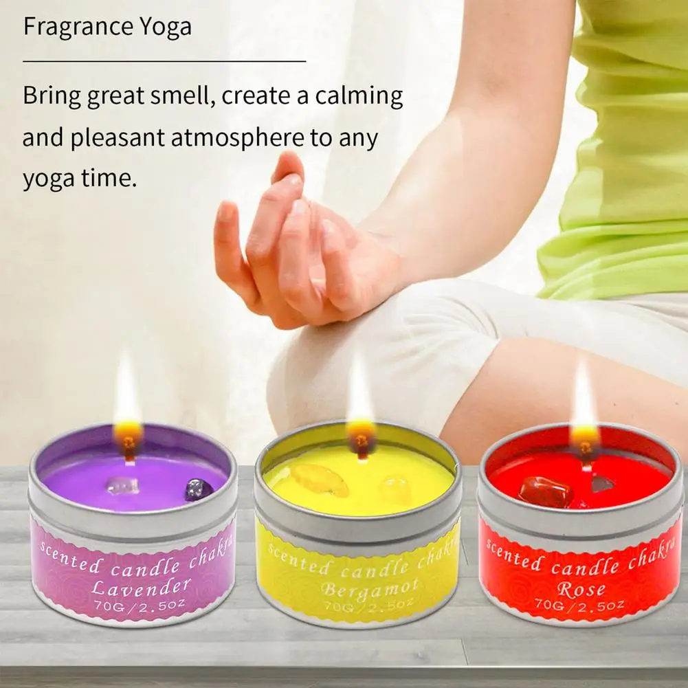 Seven Colorful Scented Candles Chakra Candles Smokeless Tin Cans Decoration Fragrance For Bath Yoga Portable Reusable Gifts
Seven Colorful Scented Candles Chakra Candles Smokeless Tin Cans Decoration Fragrance For Bath Yoga Portable Reusable Gifts