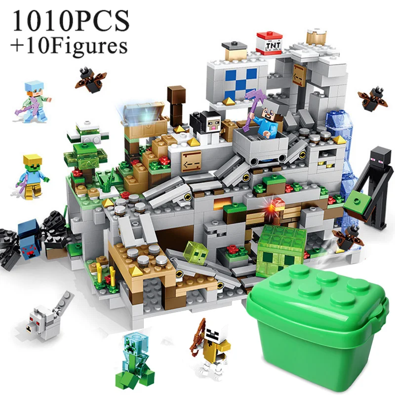 1010 Piece Bricks The Mountain Cave Set Model Building Blocks Boy Birthday Gifts Kids Toys For Children
1010 Piece Bricks The Mountain Cave Set Model Building Blocks Boy Birthday Gifts Kids Toys For Children