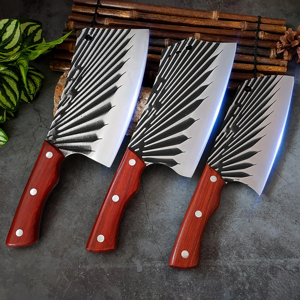 Stainless Steel Wooden Handle Chef Knife Wide Butcher Knife Razor Sharp Vegetables Cleaver Knife Kitchen Chopping Slicing Tool 
Stainless Steel Wooden Handle Chef Knife Wide Butcher Knife Razor Sharp Vegetables Cleaver Knife Kitchen Chopping Slicing Tool