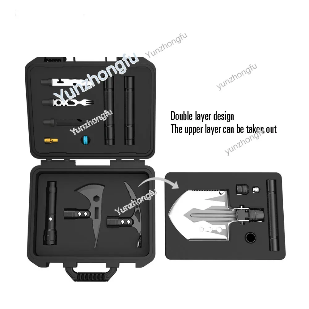 76cm Multi-function Folding Shovel Outdoor Survival Garden Spade Axe Camping Snow Fold Tactical Shovel Car Emergency Kit
76cm Multi-function Folding Shovel Outdoor Survival Garden Spade Axe Camping Snow Fold Tactical Shovel Car Emergency Kit
