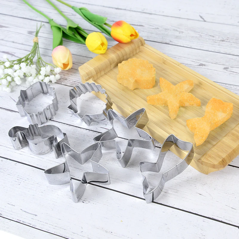 3pcs /set Stainless Steel Cookie Mold DIY Star Seashell Mermaid Biscuit Snack Cutter Tool Mold Home Party Kitchen Baking Supply
3pcs /set Stainless Steel Cookie Mold DIY Star Seashell Mermaid Biscuit Snack Cutter Tool Mold Home Party Kitchen Baking Supply