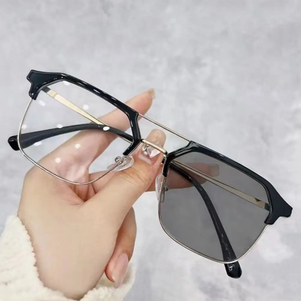 Очки для близорукости с защитой от УФ-лучей, модные классические деловые аксессуары для мужчин и женщин, Обесцвечивающие 
Очки для близорукости с защитой от УФ-лучей, модные классические деловые аксессуары для мужчин и женщин, Обесцвечивающие