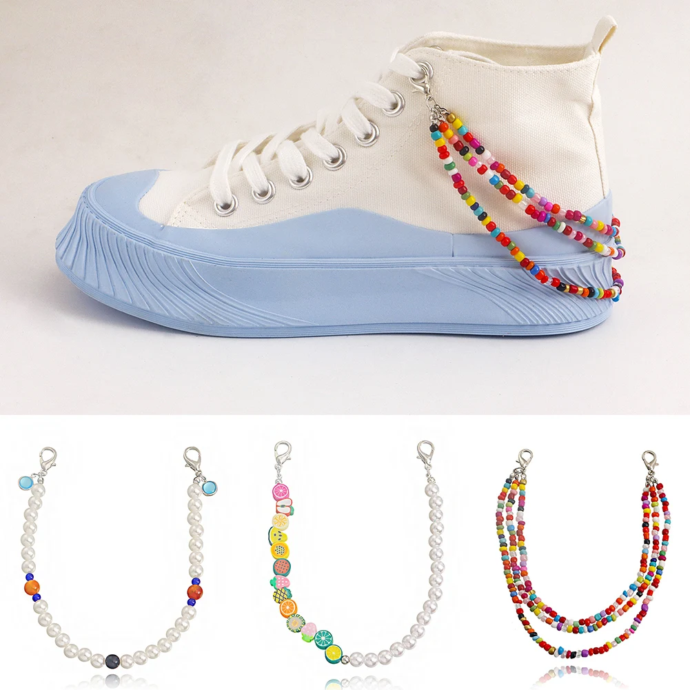 Fashion Shoes Charm Y2K Colorful Beads Shoe Chains For Women Girl Decorations Shoe Accessories Trend Name Party Jewelry New
Fashion Shoes Charm Y2K Colorful Beads Shoe Chains For Women Girl Decorations Shoe Accessories Trend Name Party Jewelry New