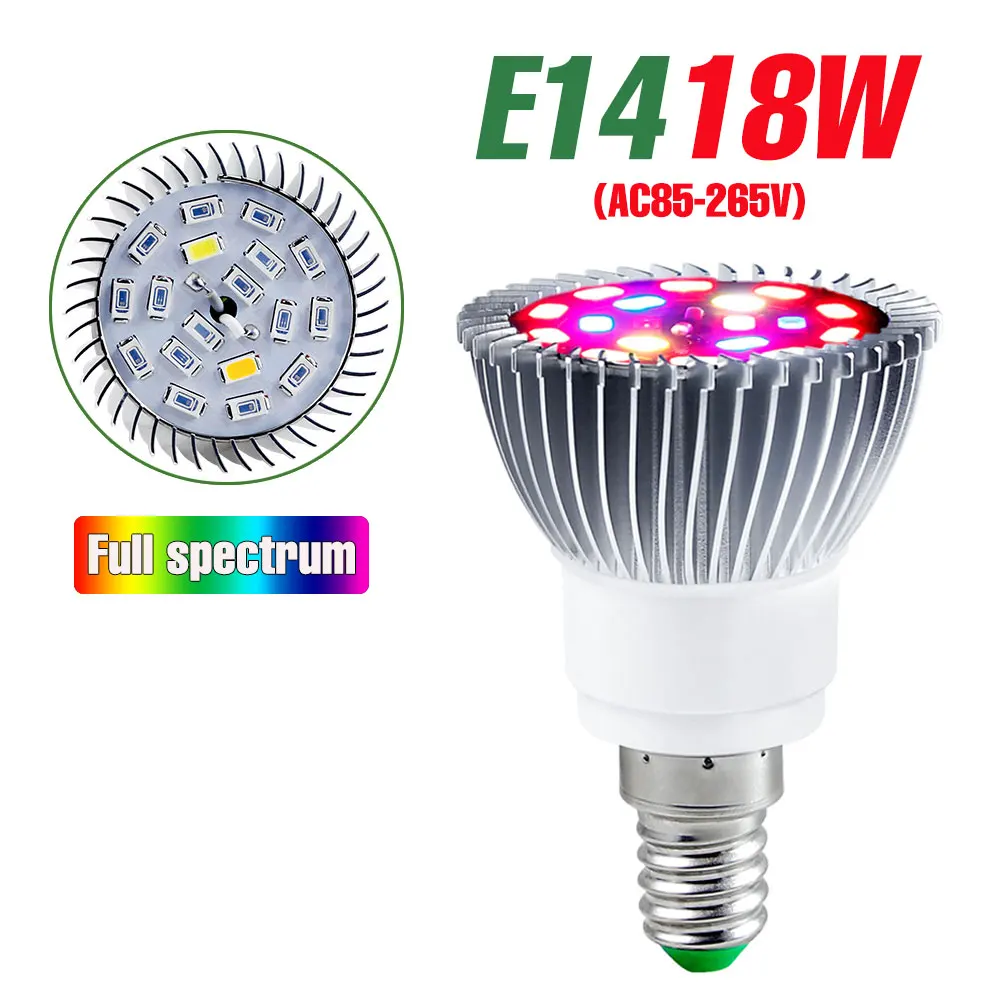 Светодиодная лампа для растений 28W Full Spectrum
Светодиодная лампа для растений 28W Full Spectrum