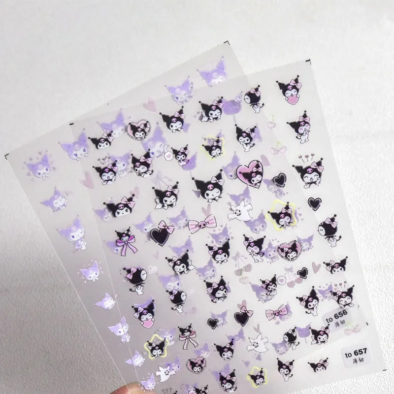 Sanrios Anime Kuromi Nail Stickers Cartoon Kawaii Sexy Girl Nail Art Decor Sliders Manicure Stickers for Nails Birthday Gift Toy
Sanrios Anime Kuromi Nail Stickers Cartoon Kawaii Sexy Girl Nail Art Decor Sliders Manicure Stickers for Nails Birthday Gift Toy
