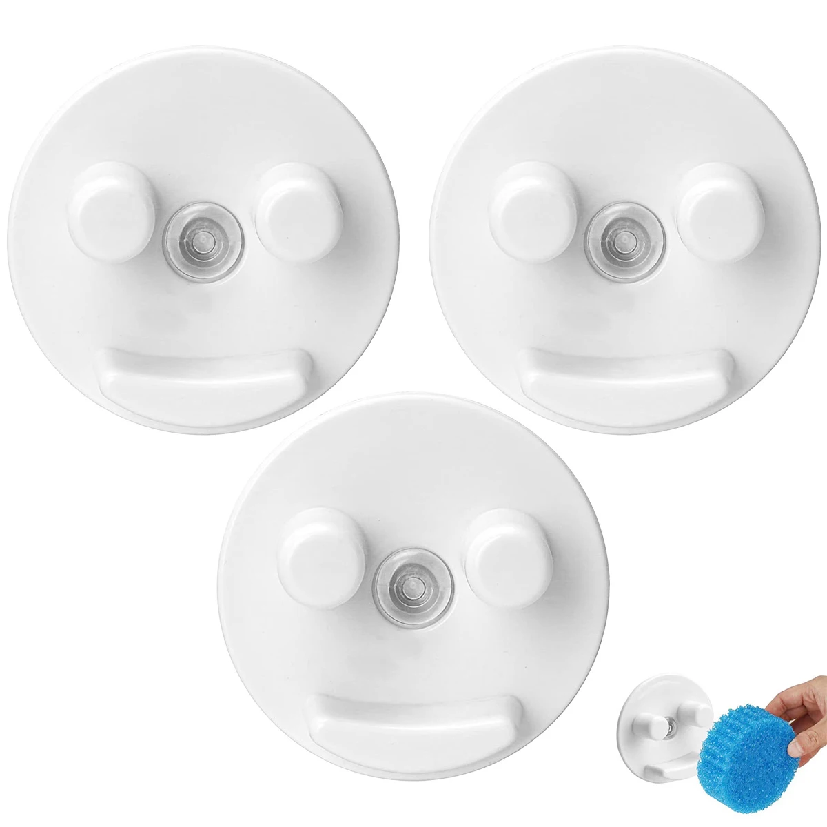 3Pcs Sponge Holder for Holding Smiley Sponges Sponge Organizer with Suction Cup Self Draining Reusable Sponge Caddy for Holding
3Pcs Sponge Holder for Holding Smiley Sponges Sponge Organizer with Suction Cup Self Draining Reusable Sponge Caddy for Holding