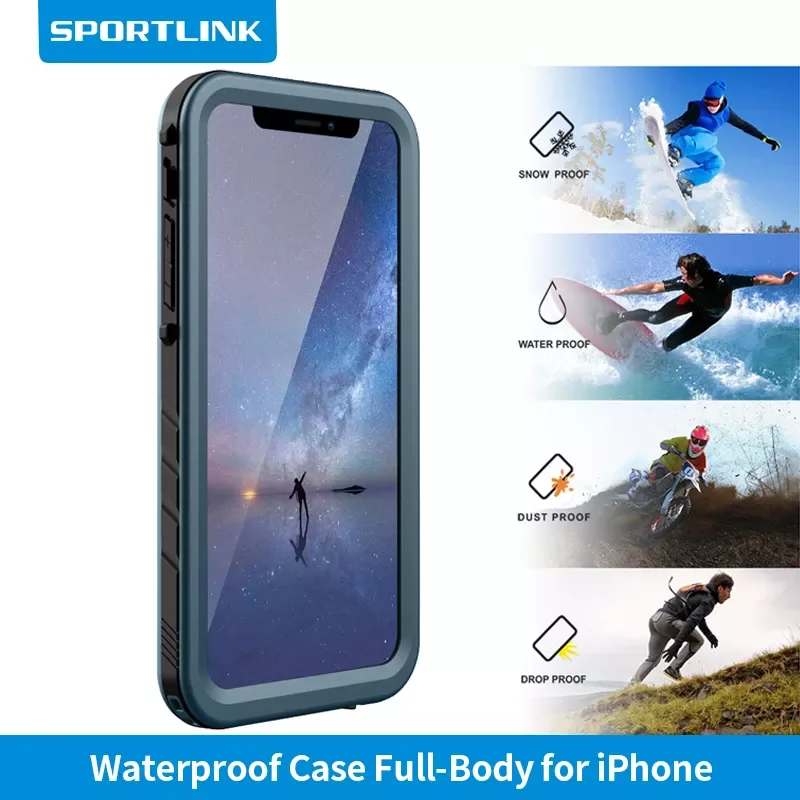 SPORTLINK For iPhone SE 2nd 2020 3rd 2022 7 8 Plus X XS Max XR 5 Waterproof Case Shockproof Cover with Built-in Screen Protector
SPORTLINK For iPhone SE 2nd 2020 3rd 2022 7 8 Plus X XS Max XR 5 Waterproof Case Shockproof Cover with Built-in Screen Protector