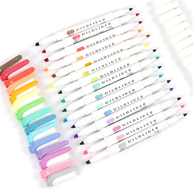 Rotulador fluorescente de doble punta, 1 unidad, resaltador de pintura de dibujo suave de cebra de colores highlighters
Rotulador fluorescente de doble punta, 1 unidad, resaltador de pintura de dibujo suave de cebra de colores highlighters